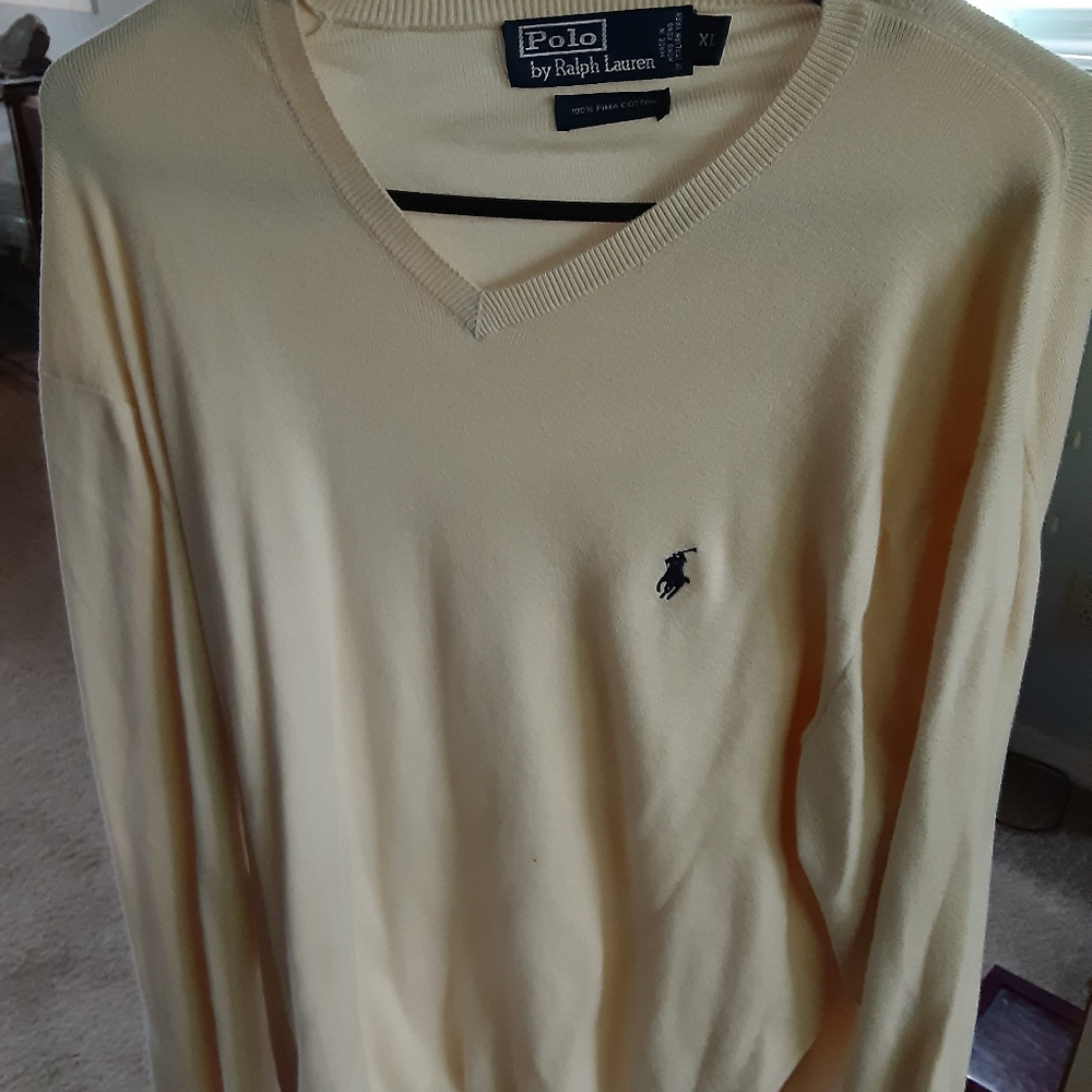 Ralph Lauren v-neck sweater.  Never been worn.